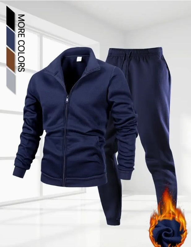 Ziper Blue Track Suit