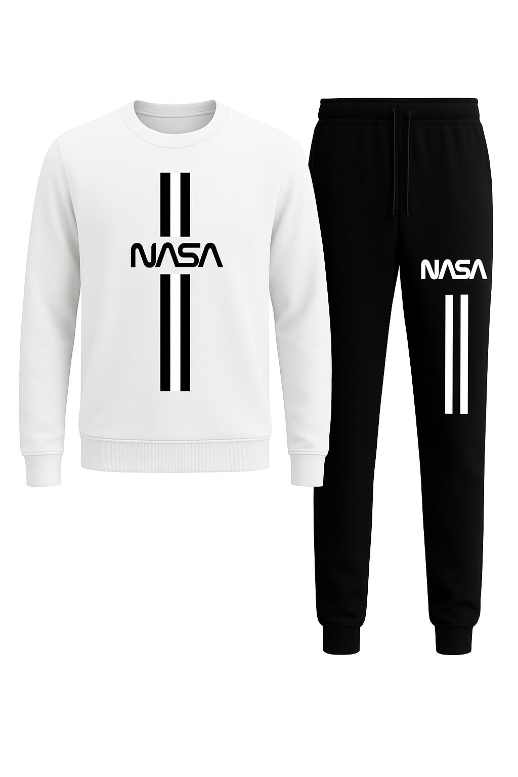 NSAS White and Black Track Suite