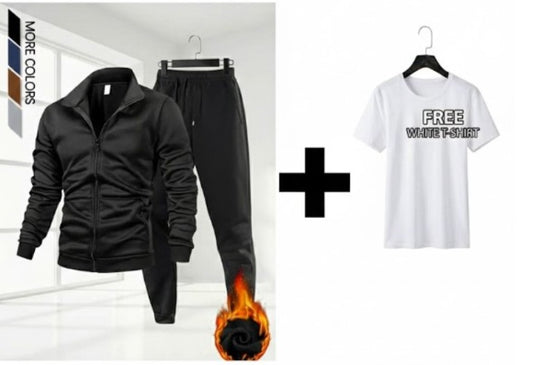 Ziper black 3 pc Track Suit