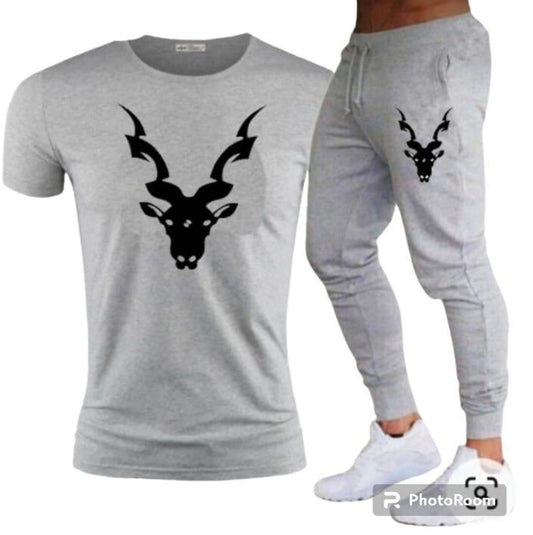 Men’s Summer Track Suit MARKHOR GREY  – Lightweight & Breathable