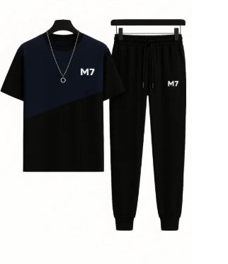 Men’s Summer Track Suit M7 BLUE – Lightweight & Breathable