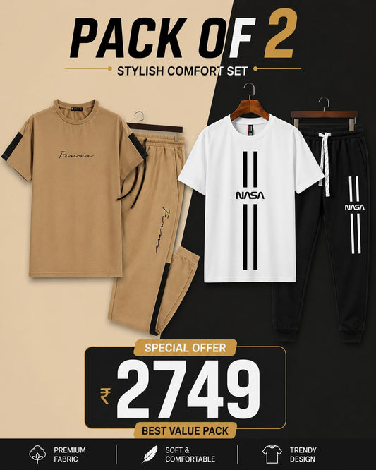 Men’s Pack of 2 Summer Track Suits