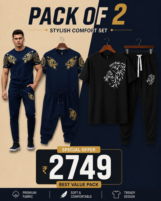Men’s Pack of 2 Summer Track Suits