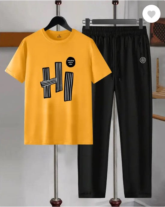 Men’s Summer YELLOW Track Suit (Hi)  – Lightweight & Breathable