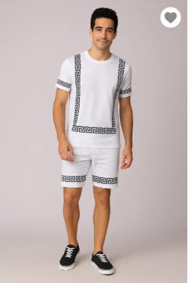 Men’s Summer WHITE Niker Suit (VERSACE)  – Lightweight & Breathable